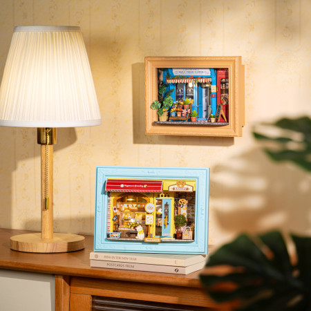 Fluffy Cat Bakery 3D Wooden Puzzle με Φωτισμό