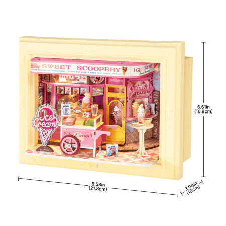 Sweet Scoopery Ice Cream 3D Wooden Puzzle με Φωτισμό