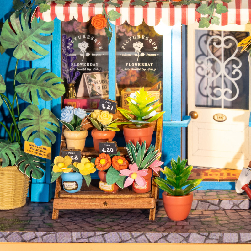 DP003 - Daily Fresh Flower 3D Wooden Puzzle με Φωτισμό - Hobbycity.gr - RoLife