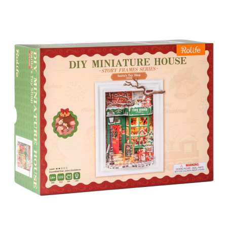Santa's Toy Shop 3D Wooden Puzzle με Φωτισμό
