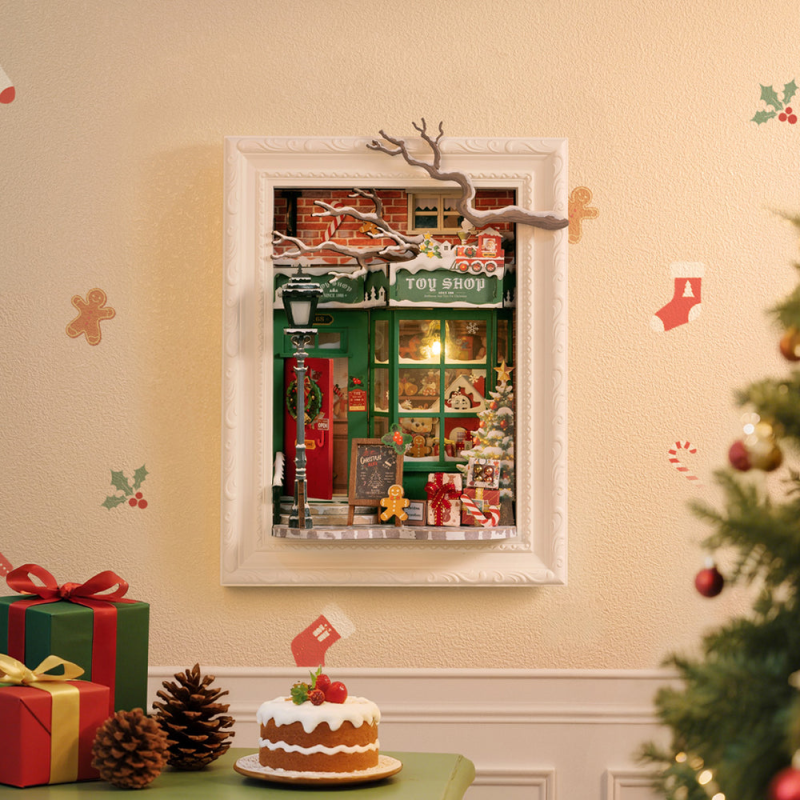 DP006 - Santa's Toy Shop 3D Wooden Puzzle με Φωτισμό - Hobbycity.gr - RoLife