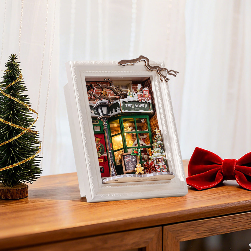 DP006 - Santa's Toy Shop 3D Wooden Puzzle με Φωτισμό - Hobbycity.gr - RoLife