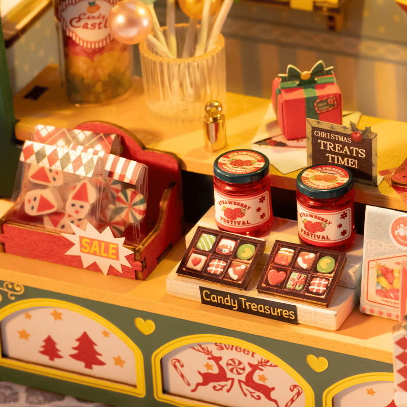 DS043 - Christmas Candy Stand με Φωτισμό - Hobbycity.gr - RoLife