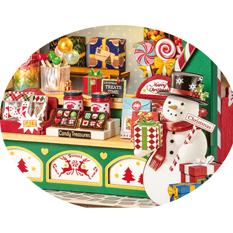 DS043 - Christmas Candy Stand με Φωτισμό - Hobbycity.gr - RoLife
