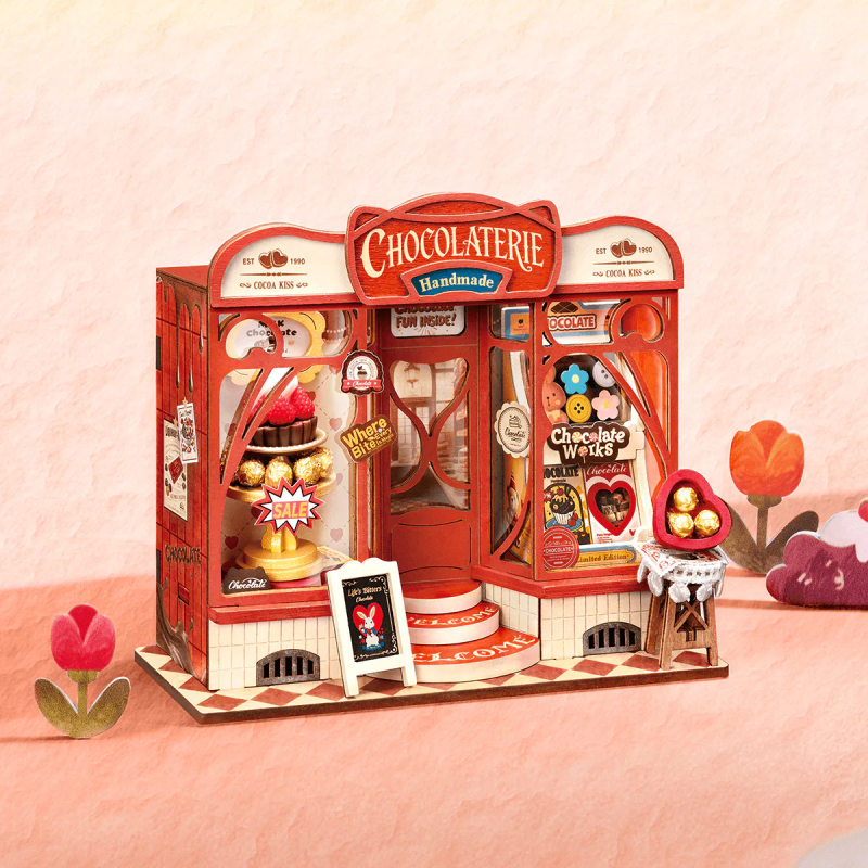 DS046 - Sweet Chocolate Shop DIY Miniature House - Hobbycity.gr - RoLife