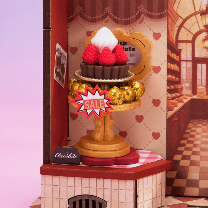 DS046 - Sweet Chocolate Shop DIY Miniature House - Hobbycity.gr - RoLife
