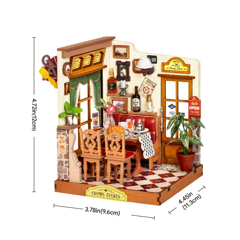 DS053 - Champs-Élysées Bistro DIY Miniature House - Hobbycity.gr - RoLife