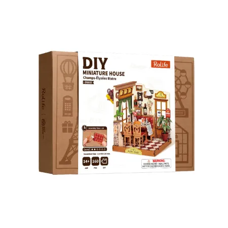 Champs-Élysées Bistro DIY Miniature House