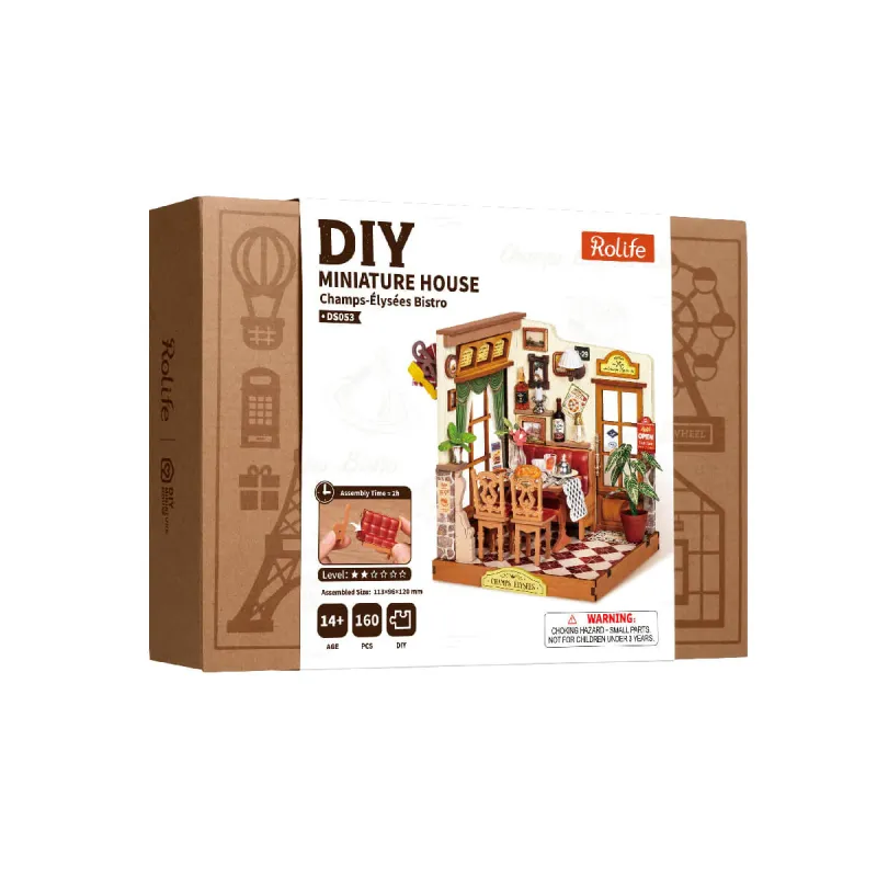 DS053 - Champs-Élysées Bistro DIY Miniature House - Hobbycity.gr - RoLife