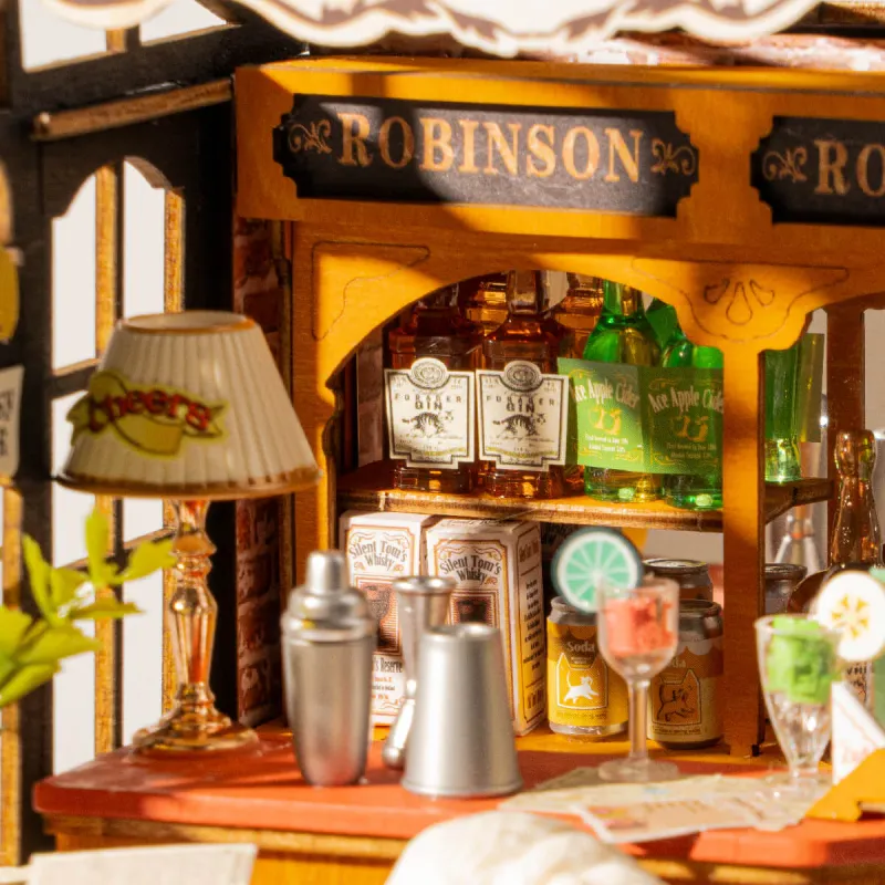 DS054 - Tipsy Cat Bar DIY Miniature House - Hobbycity.gr - RoLife