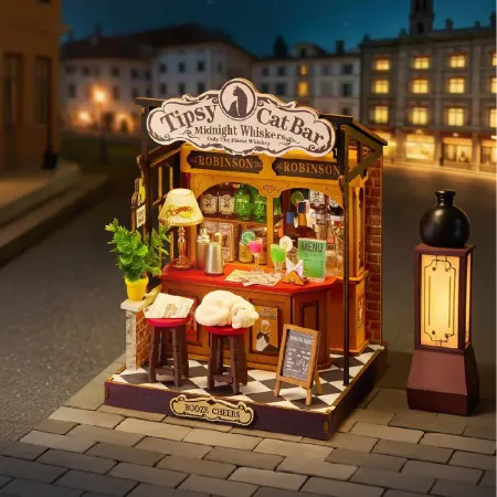 Tipsy Cat Bar DIY Miniature House