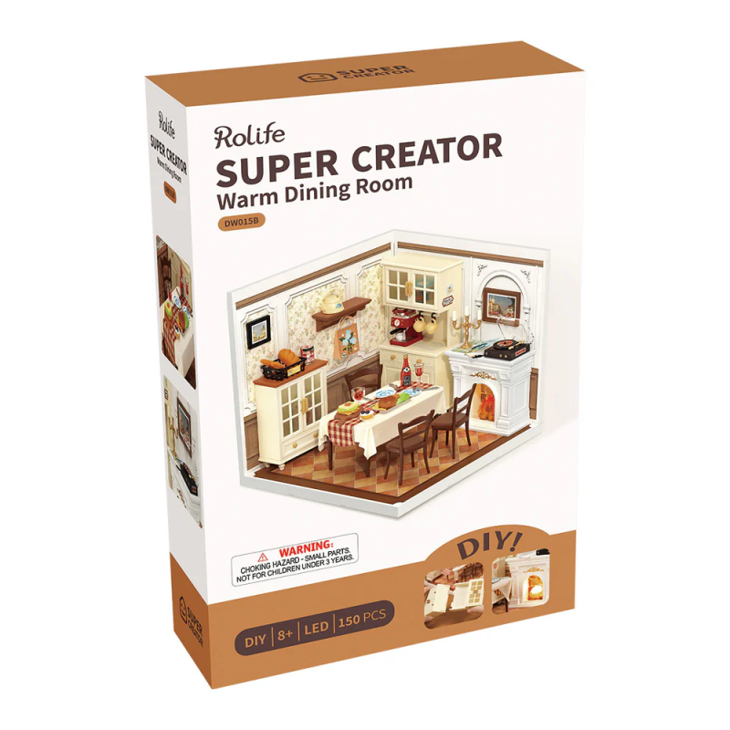 DW015B - Warm Dining Room - Hobbycity.gr - RoLife