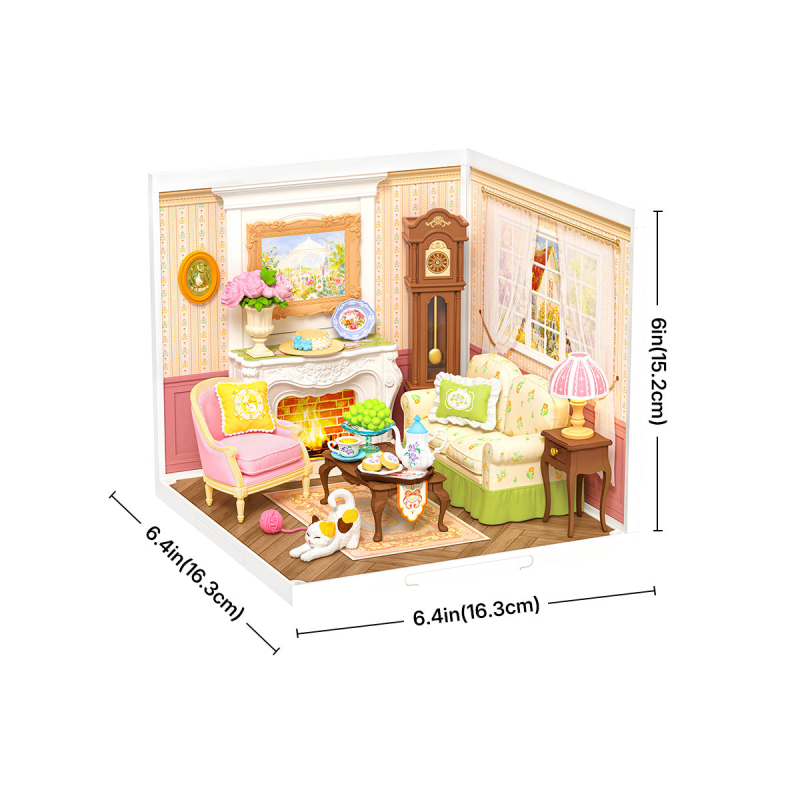 DW023 - Holiday Tea Time DIY Miniature House - Hobbycity.gr - RoLife