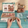 EAB02 - Dream Coffee Factory Music Box Wooden 3D Puzzle - Hobbycity.gr - Rokr