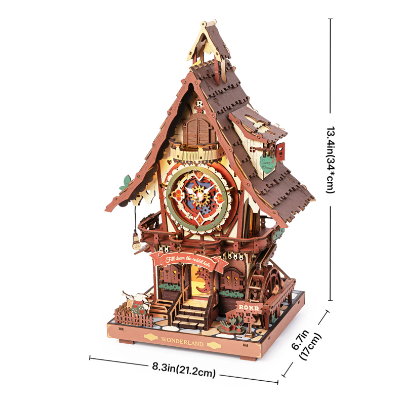 LC901C - Cuckoo Clock Mechanical Coloured - Hobbycity.gr - Rokr