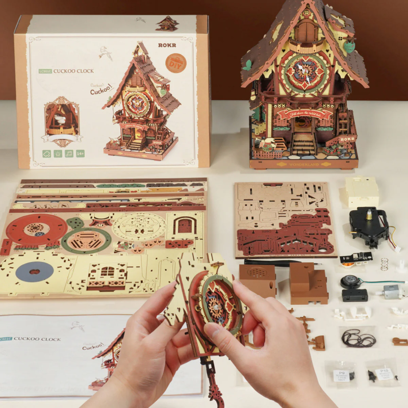 LC901C - Cuckoo Clock Mechanical Coloured - Hobbycity.gr - Rokr