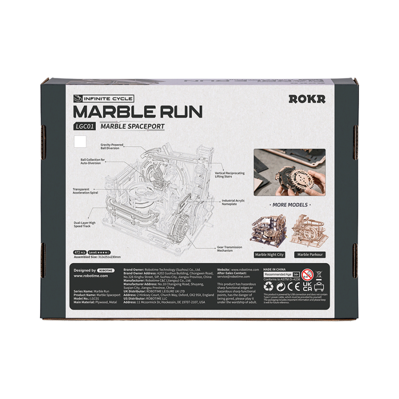 LGC01 - Marble Spaceport Marble Run - Hobbycity.gr - Rokr