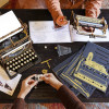 LK703B - Mechanical Typewriter Wooden 3D Puzzle (Classic Version) - Hobbycity.gr - Rokr
