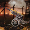 LQM01 - Anti-aircraft Gun Wooden 3D Puzzle - Hobbycity.gr - Rokr