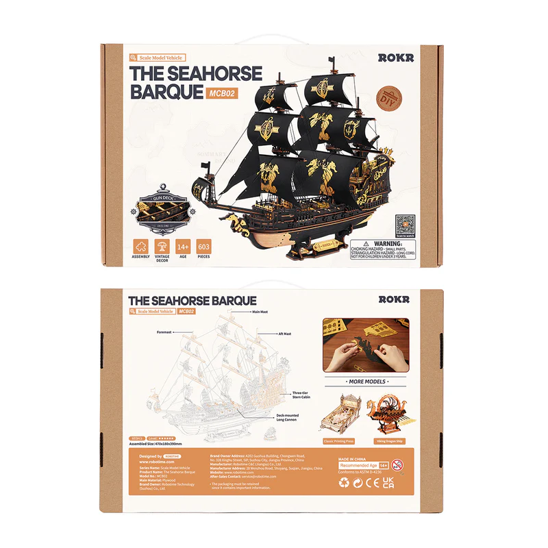 MCB02 - The Seahorse Barque - Hobbycity.gr - Rokr