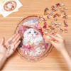 TA005 - Springtime Kitty Portrait Wooden Jigsaw Puzzle - Hobbycity.gr - Rowood