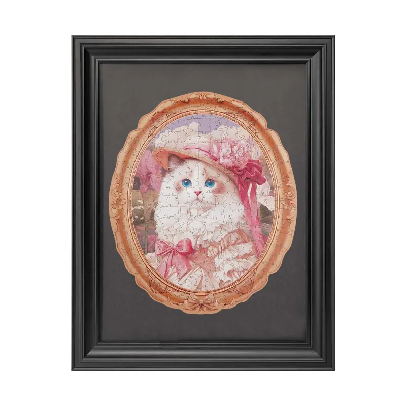 TAK002 - Black Vintage Puzzle Frame - Hobbycity.gr - Rowood