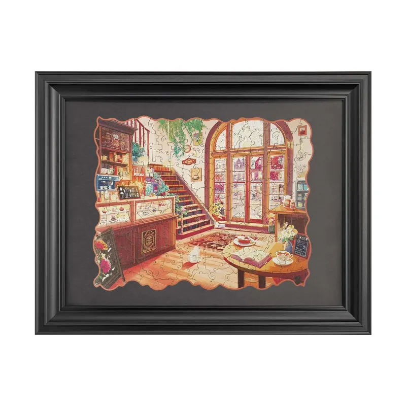 TAK002 - Black Vintage Puzzle Frame - Hobbycity.gr - Rowood