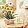 TF002 - Narcissus DIY Flower Bouquet Wooden 3D Puzzle - Hobbycity.gr - Rokr
