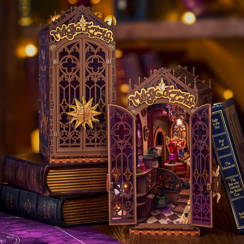 TGB14 - Magic Fantasy Corner DIY Book Nook Shelf Insert - Hobbycity.gr - RoLife