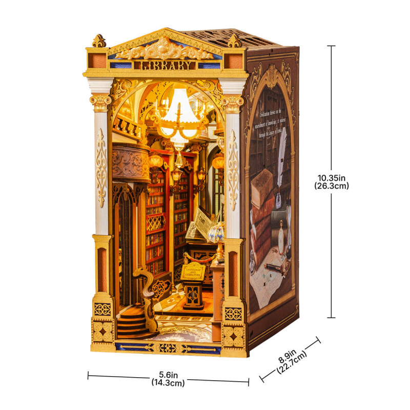 TGB16 - Library of Wonders DIY Book Nook - Hobbycity.gr - RoLife