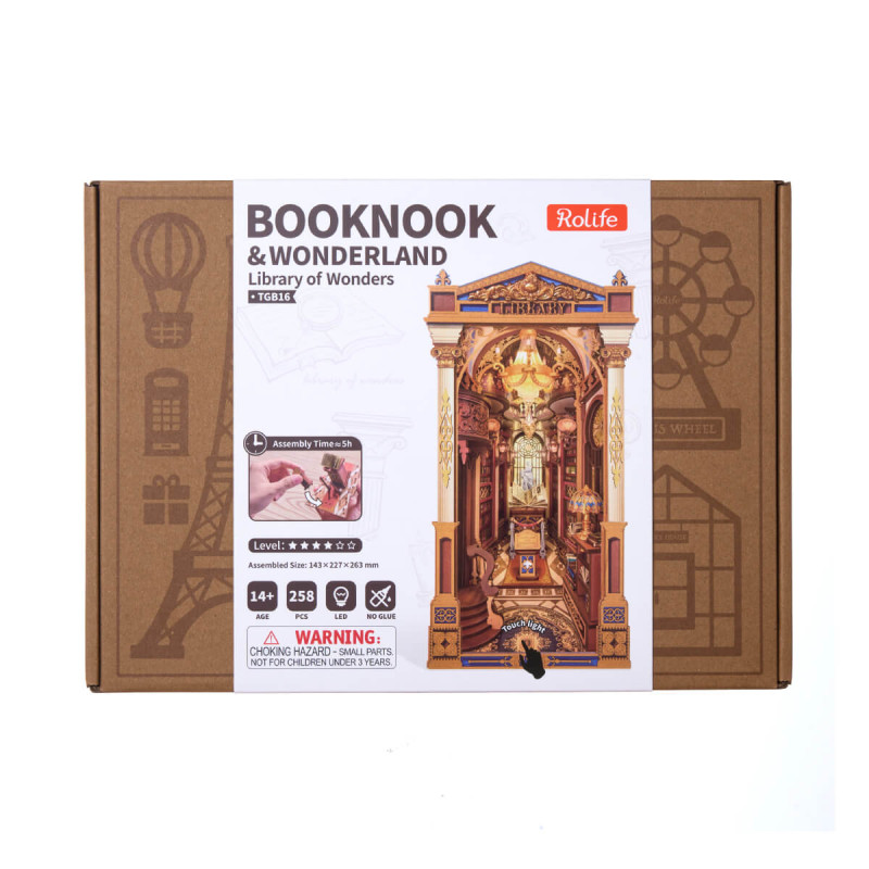 TGB16 - Library of Wonders DIY Book Nook - Hobbycity.gr - RoLife