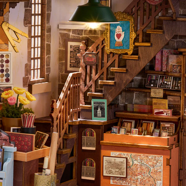 TGB19 - Wisdom Stationery Shop DIY Book Nook - Hobbycity.gr - RoLife