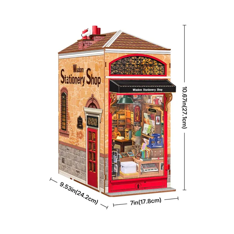 TGB19 - Wisdom Stationery Shop DIY Book Nook - Hobbycity.gr - RoLife