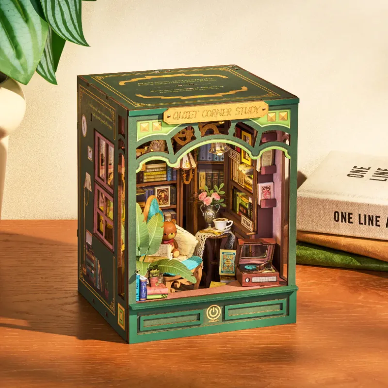 TGE03 - Quiet Corner Study DIY Book Nook - Hobbycity.gr - RoLife