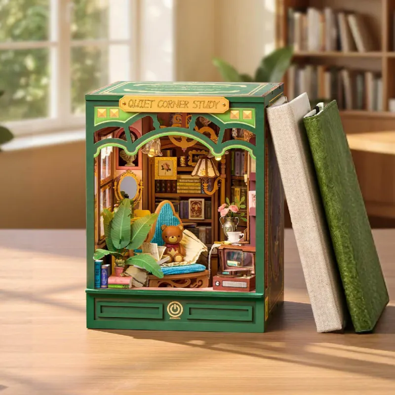 TGE03 - Quiet Corner Study DIY Book Nook - Hobbycity.gr - RoLife