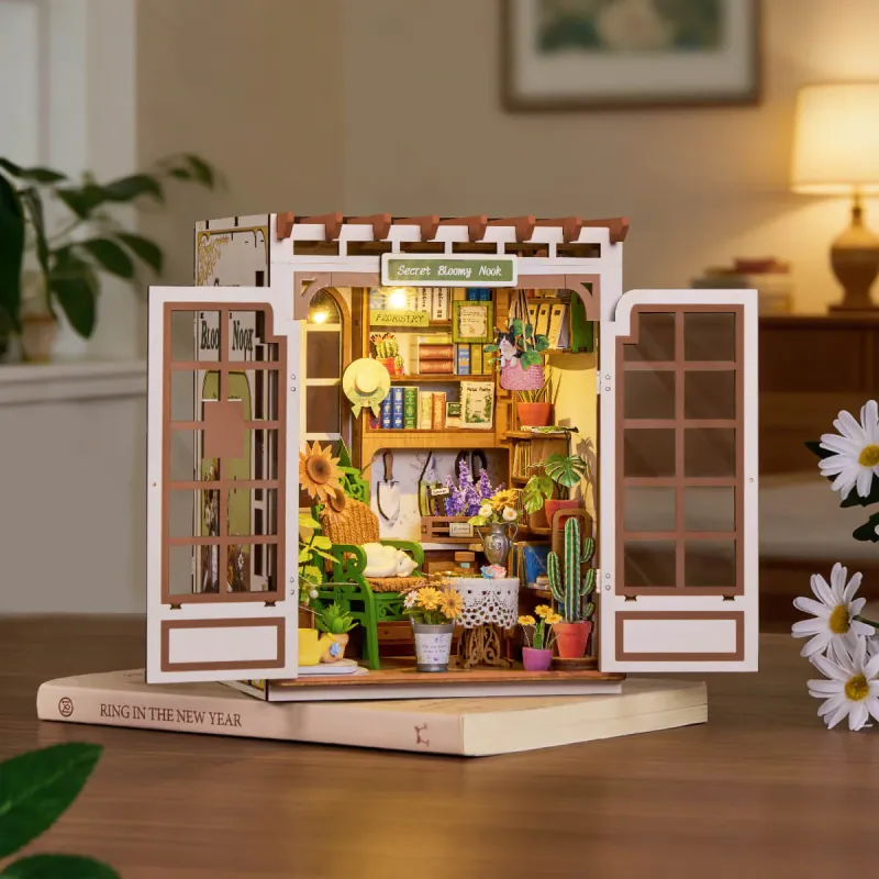 TGE04 - Secret Bloomy Nook DIY Book Nook - Hobbycity.gr - RoLife