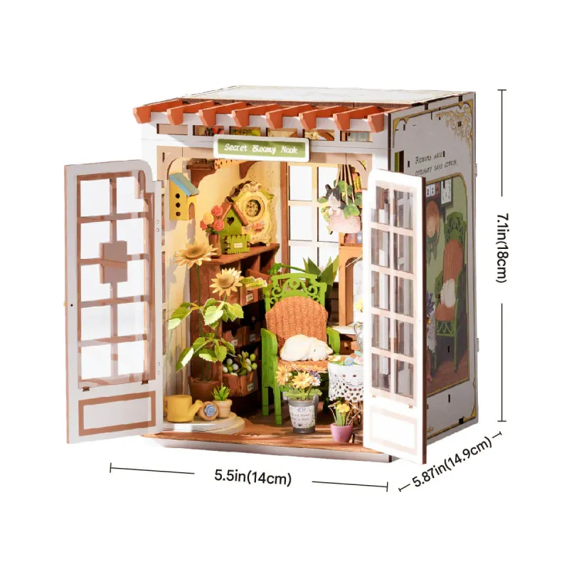 TGE04 - Secret Bloomy Nook DIY Book Nook - Hobbycity.gr - RoLife
