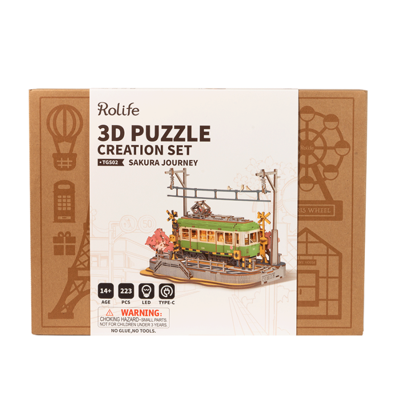 TGS02 - Sakura Journey 3D με Type C ~ Φωτιστικό - Hobbycity.gr - RoLife