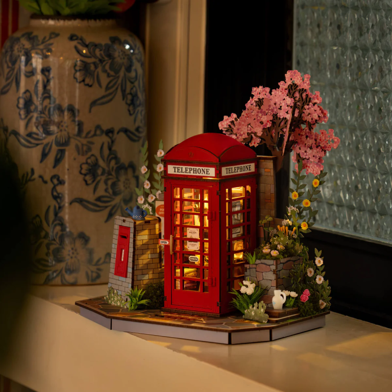 TGS05 - Blossom Book Booth 3D Wooden Puzzle - Hobbycity.gr - RoLife