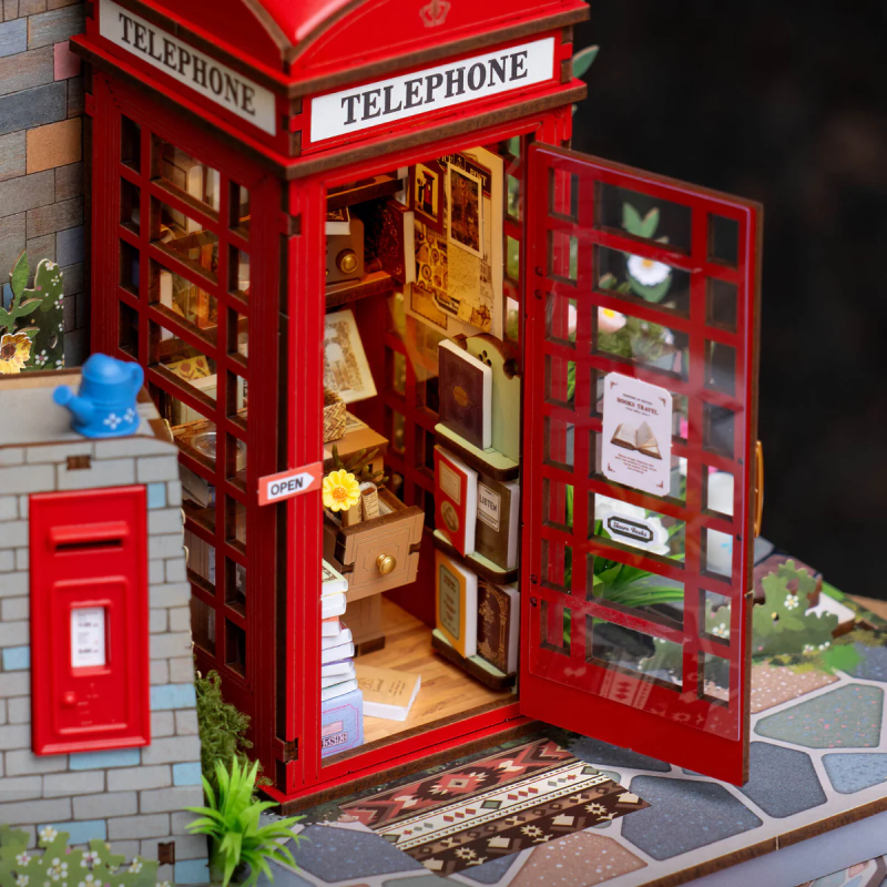 TGS05 - Blossom Book Booth 3D Wooden Puzzle - Hobbycity.gr - RoLife