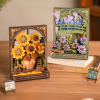 TH002 - Golden Sunflower Wall Art ~ Διακοσμητικό τοίχου με φωτισμό - Hobbycity.gr - Rowood