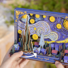 TH003 - The Starry Night ~ Διακοσμητικό τοίχου με φωτισμό - Hobbycity.gr - Rowood