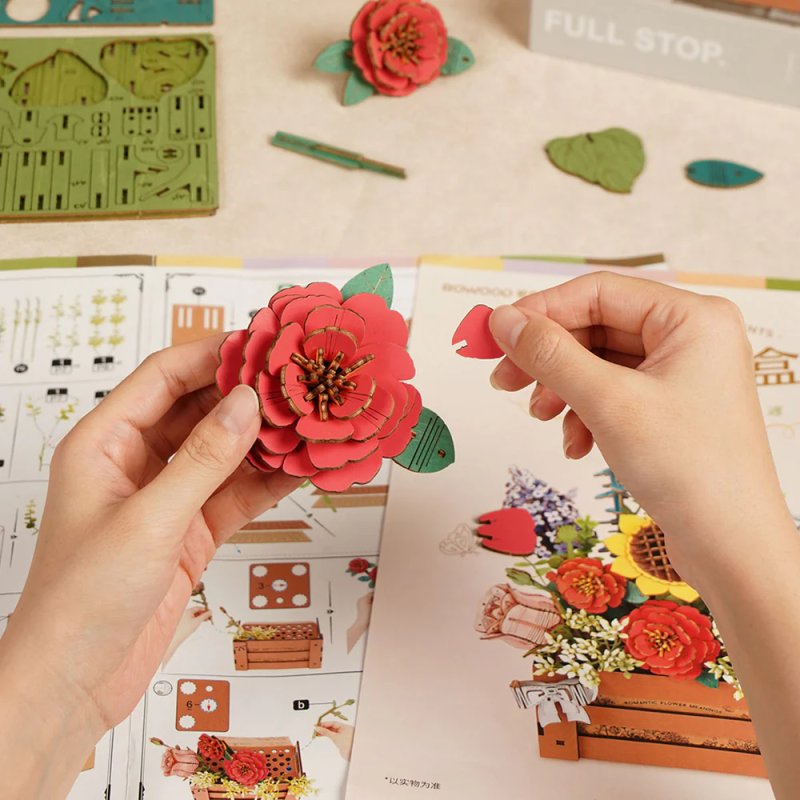 TW02H - Wooden Bloom Box - Hobbycity.gr - Rowood