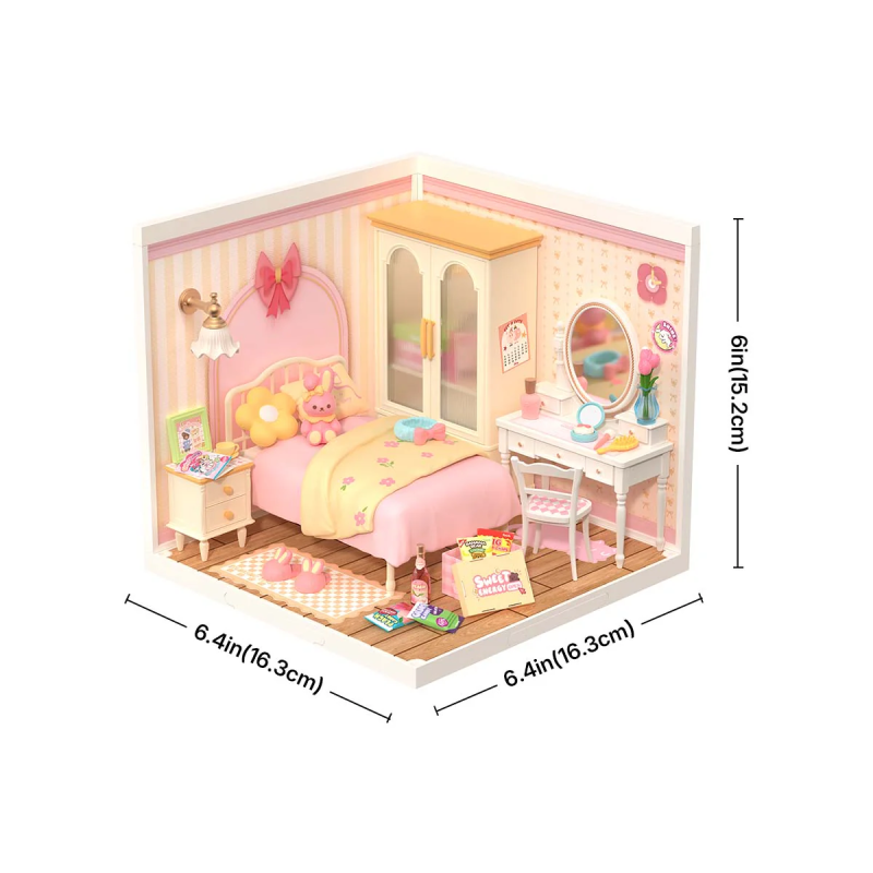 DW016 - Lovely Pink Bedroom - Hobbycity.gr - RoLife