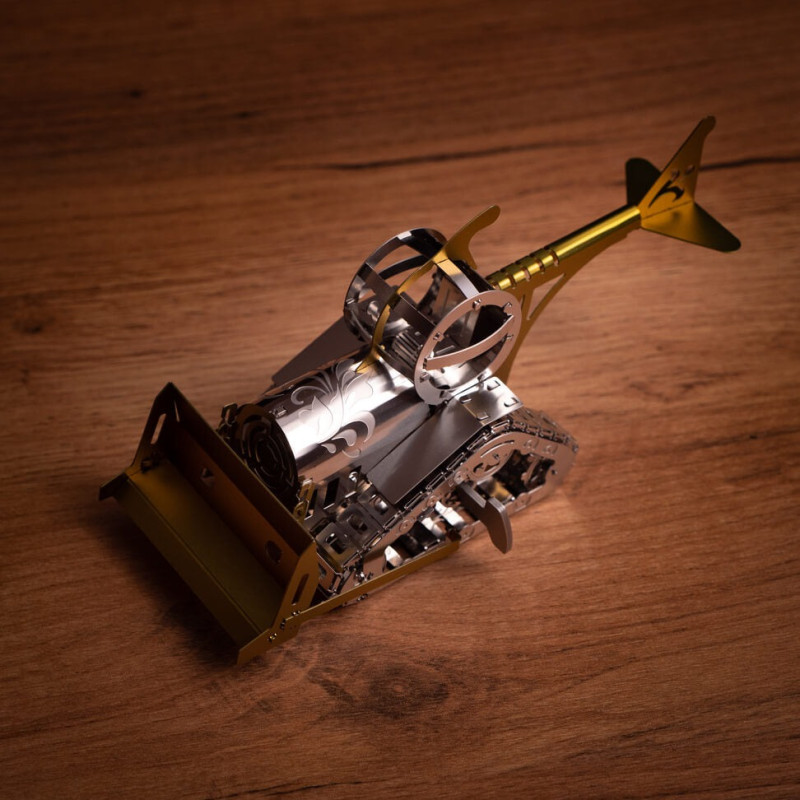 MT073 - Ερπυστριοφόρος Μπουλντόζα - Hobbycity.gr - Metal Time