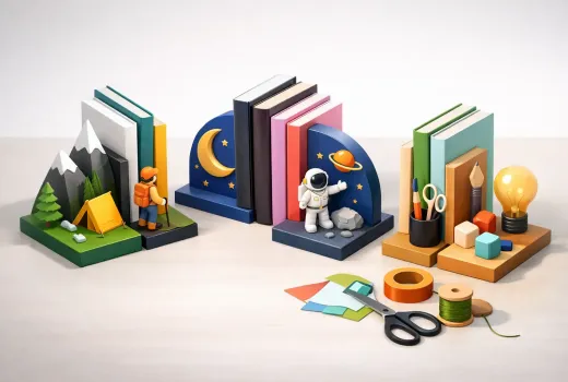 Βιβλιοστάτες DIY για δώρα που ξεχωρίζουν