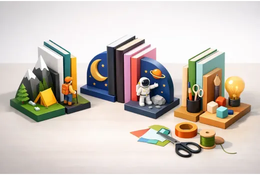 Βιβλιοστάτες DIY για δώρα που ξεχωρίζουν