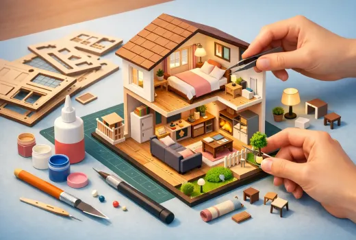 Πώς συναρμολογείται σωστά ένα miniature house