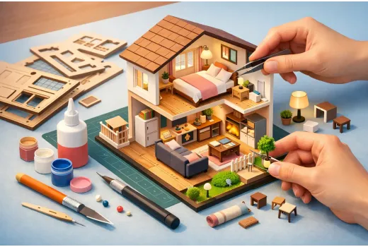 Πώς συναρμολογείται σωστά ένα miniature house