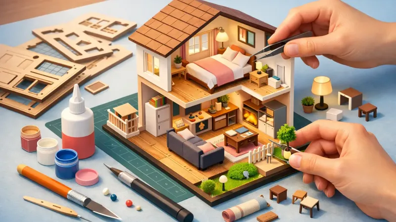 Πώς συναρμολογείται σωστά ένα miniature house